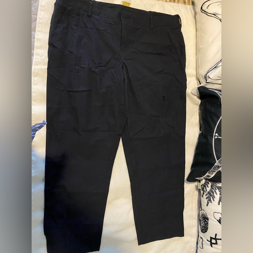 Kirkland Signature Black Cargo Pants Straight-Leg